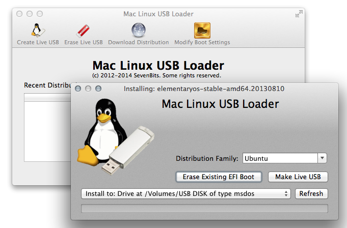 linux mint for mac on usb sevenbits persistance not working